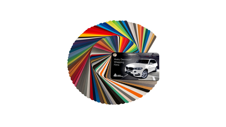 Farbfächer Avery Dennison® SWF Supreme Wrapping Film | IGEPA