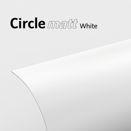 Circle matt White - FSC®