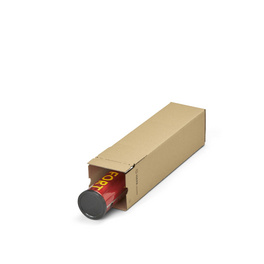 Produktbild von Karton-billiger | Planbox Versandhülse Versandrohr Posterverpackung Wellpappe | Verlängerbar | 5 Verschiedene Längen | 435mm-1005mm (40, 315 X 105 X 105mm