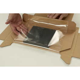 Produktbild von VEPATIM 50er-Pack Rechteckige Pappschalen 1000 Ml – Kraftpapier Mit PE-Beschichtung, FSC-zertifiziert, 173x120x75 Mm